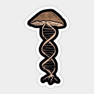 Mushroom DNA Sticker